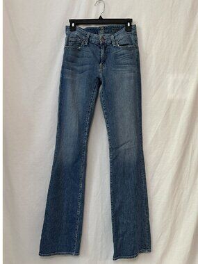 7 For All Mankind Kimmie Bootcut Jeans - Made in USA - Fits Small (Tag 27)